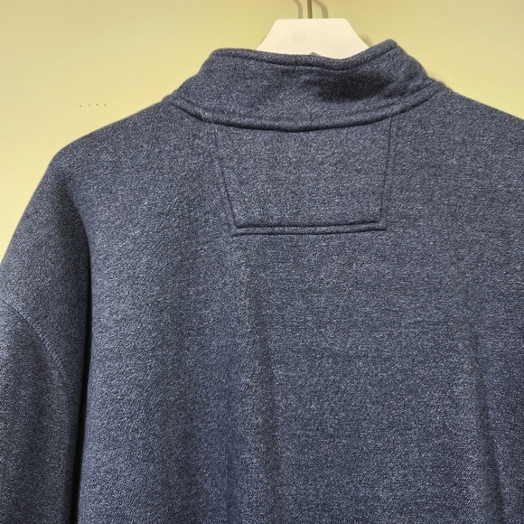 Izod Blue 1/4 Zip Sweater/ Sweatshirt Sz 2XL - Picture 8 of 9